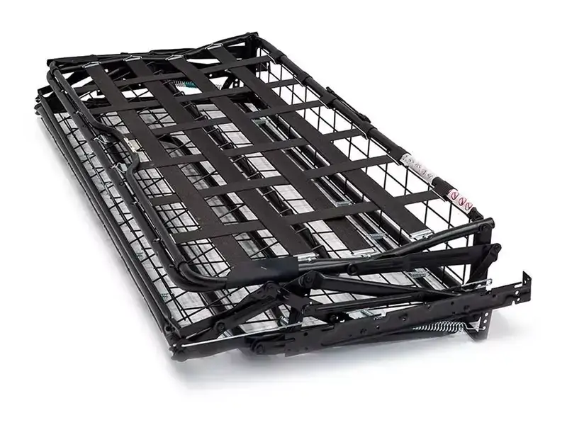 Mecanismo de sofá cama con rejilla metálica de 2 pliegues