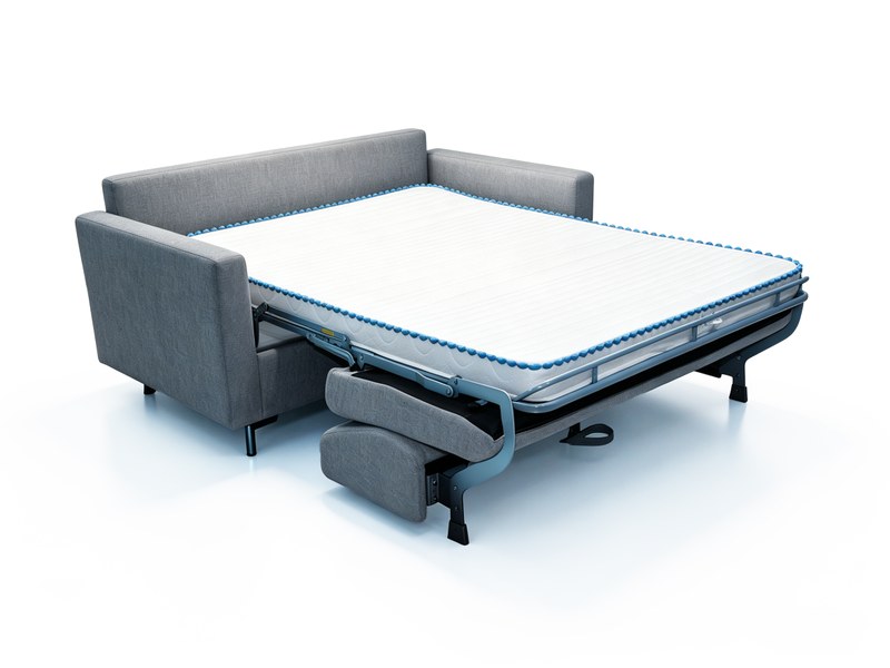 Mecanismo de sofá cama estilo italiano de lujo con patas altas